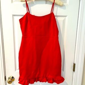 Red Lulu’s dress
